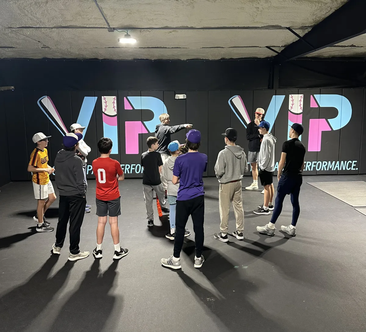 VIP Rome Batting Cages equipment and training setup